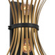 Baile Two Light Wall Sconce (52461BK)