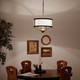 Heddle Three Light Chandelier/Semi Flush (52465NBR)
