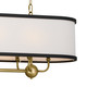 Heddle Eight Light Linear Chandelier (52467NBR) Heddle Eight Light Linear Chandelier (52467NBR)