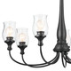 Melis Seven Light Chandelier (52469BK)