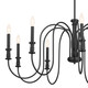 Karthe Nine Light Chandelier (52471BK)