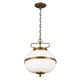 Kichler - 52478CHZ - Two Light Pendant - Opal - Character Bronze
