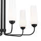 Truby Six Light Chandelier (52480BK)