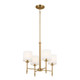 Kichler - 52504BNB - Four Light Chandelier - Ali - Brushed Natural Brass