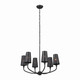 Kichler - 52508BK - Six Light Chandelier - Adeena - Black