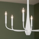 Deela Six Light Chandelier (52525WH)