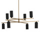 Gala LED Chandelier (52532CPZBK)