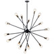 Armstrong 16 Light Chandelier (52537BK)