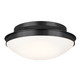 Kichler - 52545BK - Three Light Flush Mount - Bretta - Black