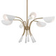 Arcus Six Light Chandelier (52559CPZWH)