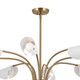 Arcus 12 Light Chandelier (52561CPZWH)