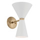 Phix Two Light Wall Sconce (52570CPZWH)