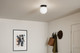 Albers One Light Flush Mount (52586BK)