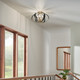 Cecil Four Light Flush Mount (52588CPZ)