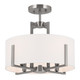 Kichler - 52591CLP - Four Light Pendant/Semi Flush - Malen - Classic Pewter