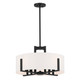 Malen Eight Light Pendant/Semi Flush (52592BK)