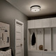 Brit Four Light Flush Mount (52597BKCPZ)