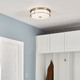 Brit Four Light Flush Mount (52597CPZ)