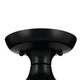 Sisu One Light Semi Flush Mount (52598BK)