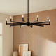 Erzo Ten Light Chandelier (52613BK)