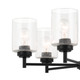 Winslow Six Light Chandelier (52616BK)