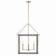 Eisley Four Light Foyer Pendant (52627CPZ)
