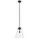Kichler - 52662BKCLR - One Light Pendant - Marsailli - Black