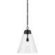 Marsailli One Light Pendant (52662BKCLR)