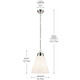 Marsailli One Light Pendant (52662PN)