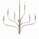Livadia Six Light Chandelier (52673PN)