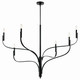 Kichler - 52674BK - Six Light Chandelier - Livadia - Black