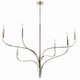 Kichler - 52674PN - Six Light Chandelier - Livadia - Polished Nickel