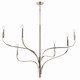 Livadia Six Light Chandelier (52674PN)