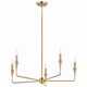 Kichler - 52689CPZ - Five Light Chandelier - Alvaro - Champagne Bronze
