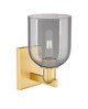 Arcadia One Light Wall Sconce (716-1W-SG-G558-6SM)