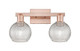 Innovations - 716-2W-AC-G122C-6CL - Two Light Bath Vanity - Arcadia - Antique Copper