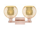 Arcadia Two Light Bath Vanity (716-2W-AC-G128-8)