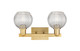 Arcadia Two Light Bath Vanity (716-2W-BB-G122C-6CL)
