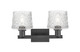 Arcadia Two Light Bath Vanity (716-2W-BK-G402)