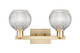 Arcadia Two Light Bath Vanity (716-2W-CB-G122C-6CL)