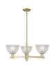 Innovations - 716-3CR-AB-G422 - Three Light Pendant - Arcadia - Antique Brass