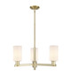 Innovations - 716-3CR-AB-G801 - Three Light Pendant - Arcadia - Antique Brass