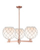 Innovations - 716-3CR-AC-G121-10RW - Three Light Pendant - Arcadia - Antique Copper
