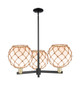 Innovations - 716-3CR-BAB-G121-10RB - Three Light Pendant - Arcadia - Black Antique Brass