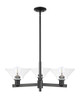 Innovations - 716-3CR-BK-G132 - Three Light Pendant - Arcadia - Matte Black