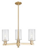 Innovations - 716-3CR-CB-G802 - Three Light Pendant - Arcadia - Champagne Bronze