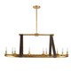Englewood Ten Light Linear Chandelier (DRI02)