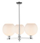 Innovations - 716-3CR-PC-G121-10 - Three Light Pendant - Arcadia - Polished Chrome