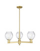 Innovations - 716-3CR-SG-G362 - Three Light Pendant - Arcadia - Satin Gold