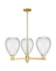 Innovations - 716-3CR-SG-G372 - Three Light Pendant - Arcadia - Satin Gold